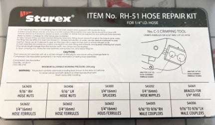HOSE REPAIR KIT - BLUE STAR