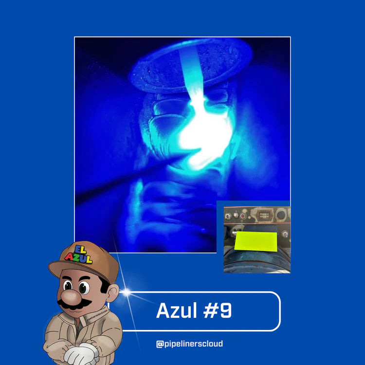 Pipeliners Cloud Fixed Blue Shade Welding Lens "El Azul"Weld