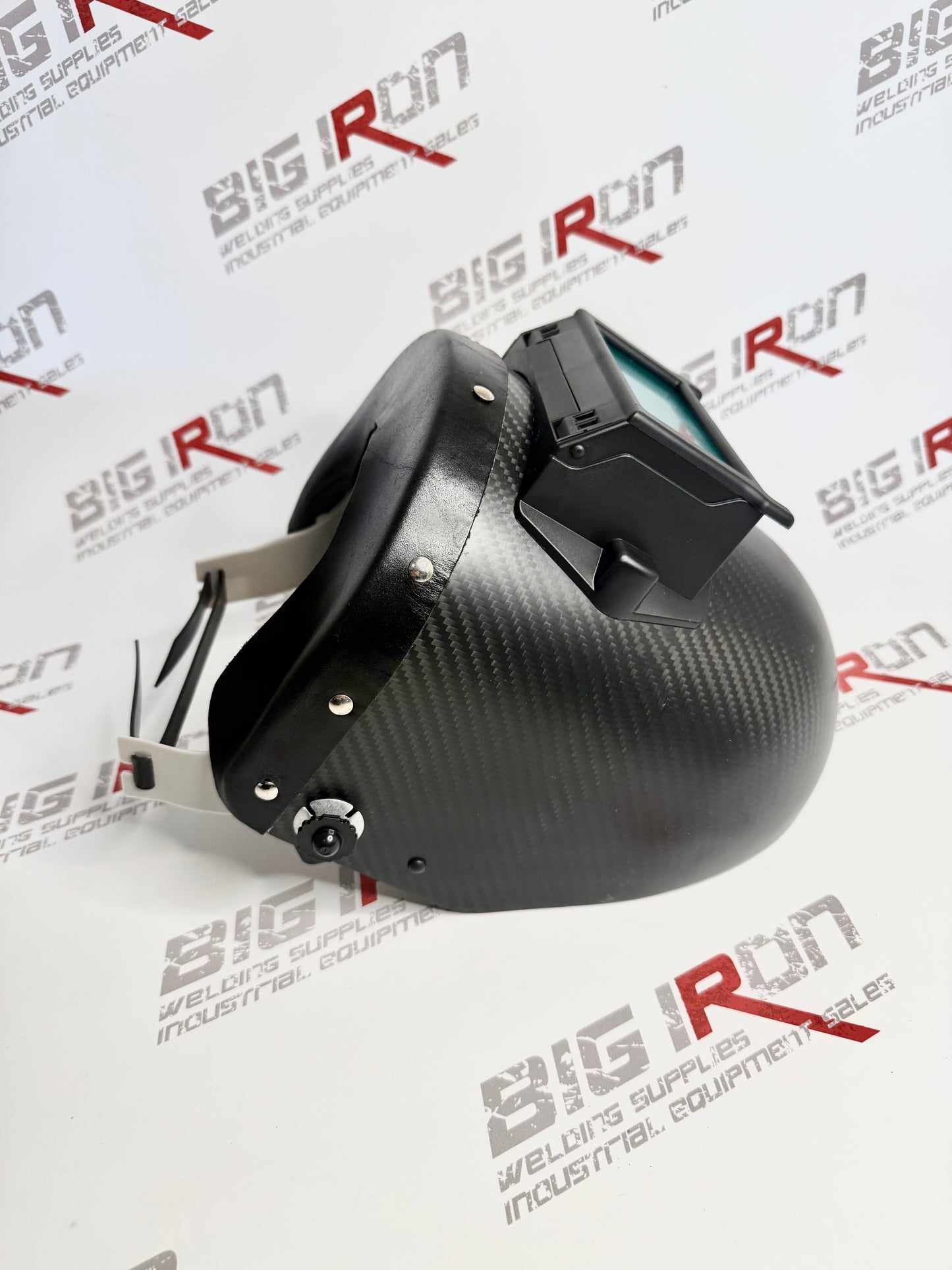 Carbon Fiber Pipeliner With Black Top Bib Flip With Band Head Gear