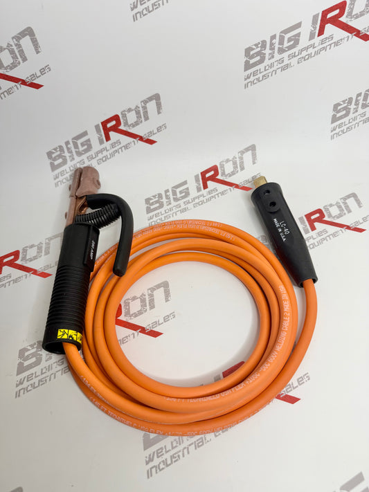 250 Amp Tweco Style Pre Made 12’ #2 Flex Cable