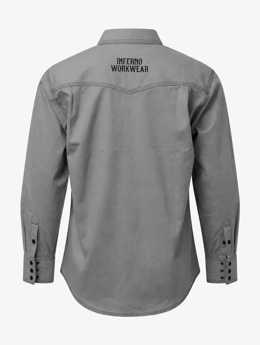 FR Western Style Button-up shirt - Gray