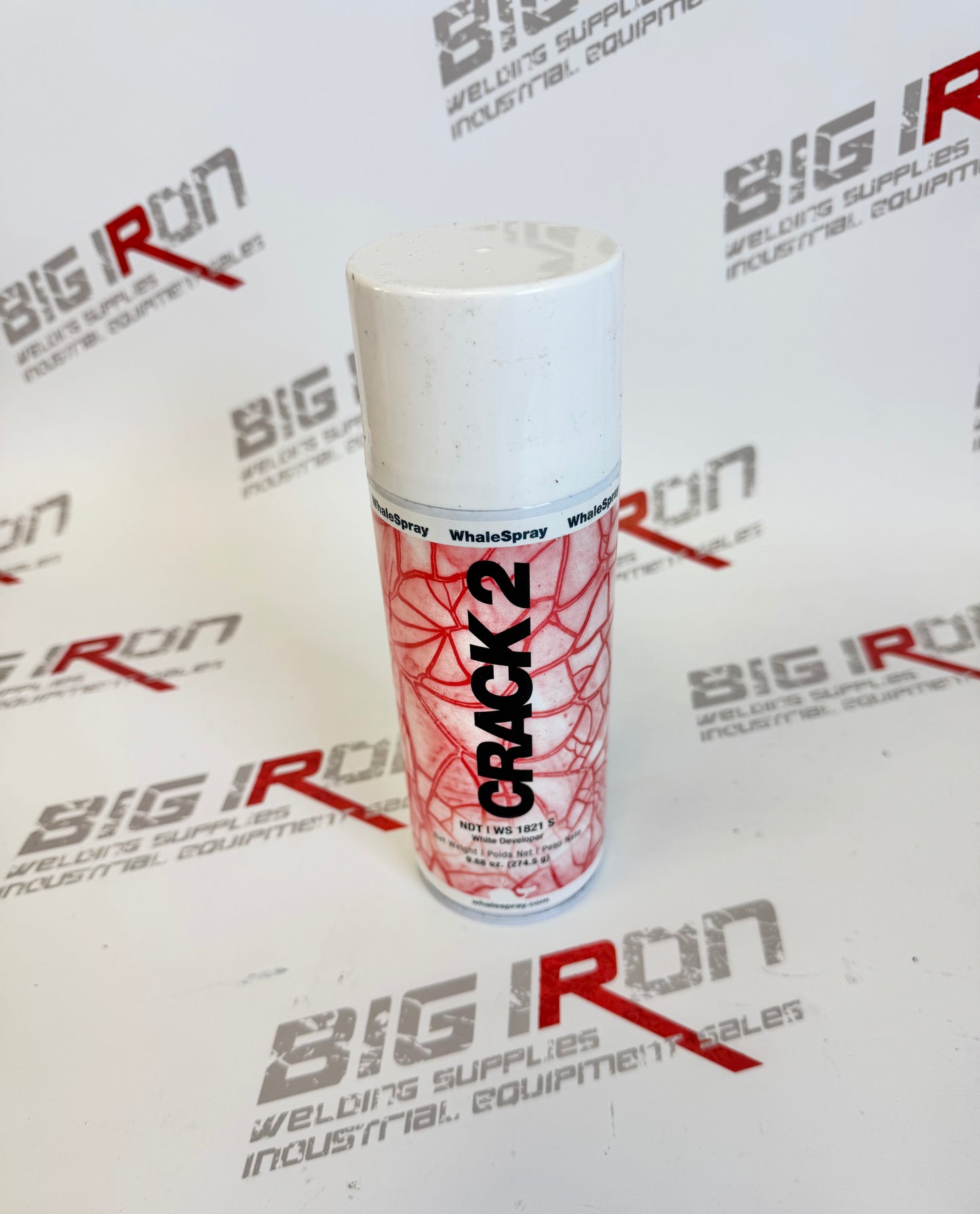 WhaleSpray Crack 2 NDT White Developer, 9oz Spray