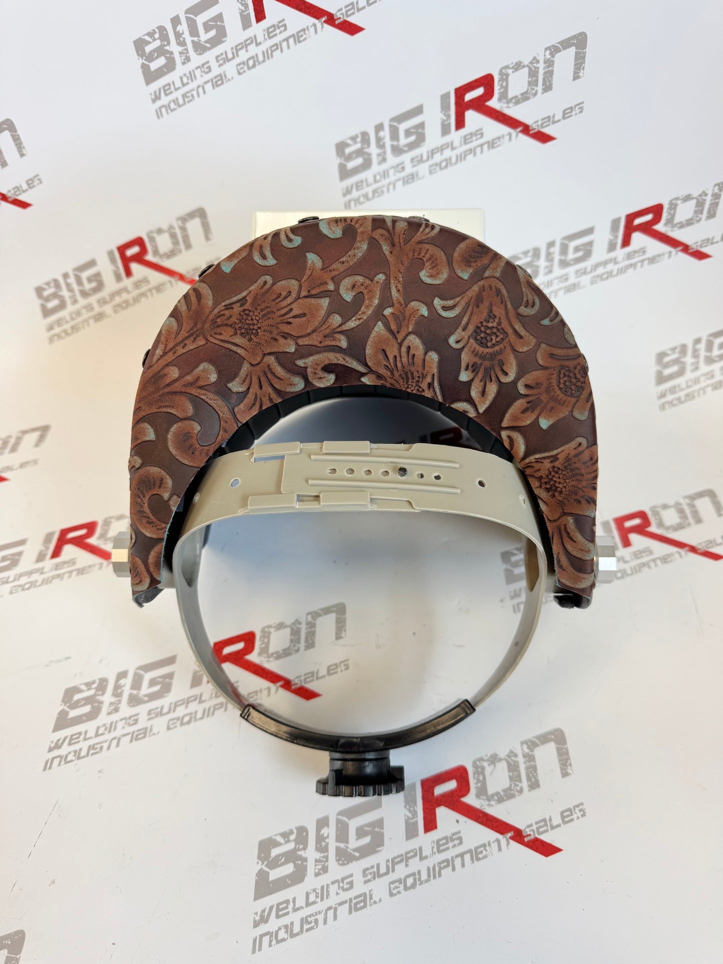Finer Pipeliner Leather Welding Hood Chopped -Fixed/Western Rust