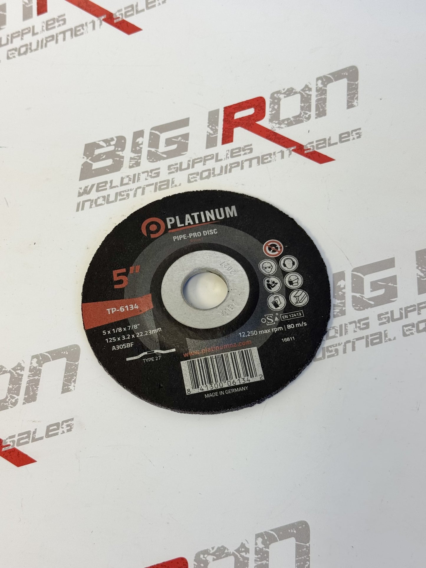 Pipe Pro Disc -1/8”-Type 27 - Steel - A30SBF