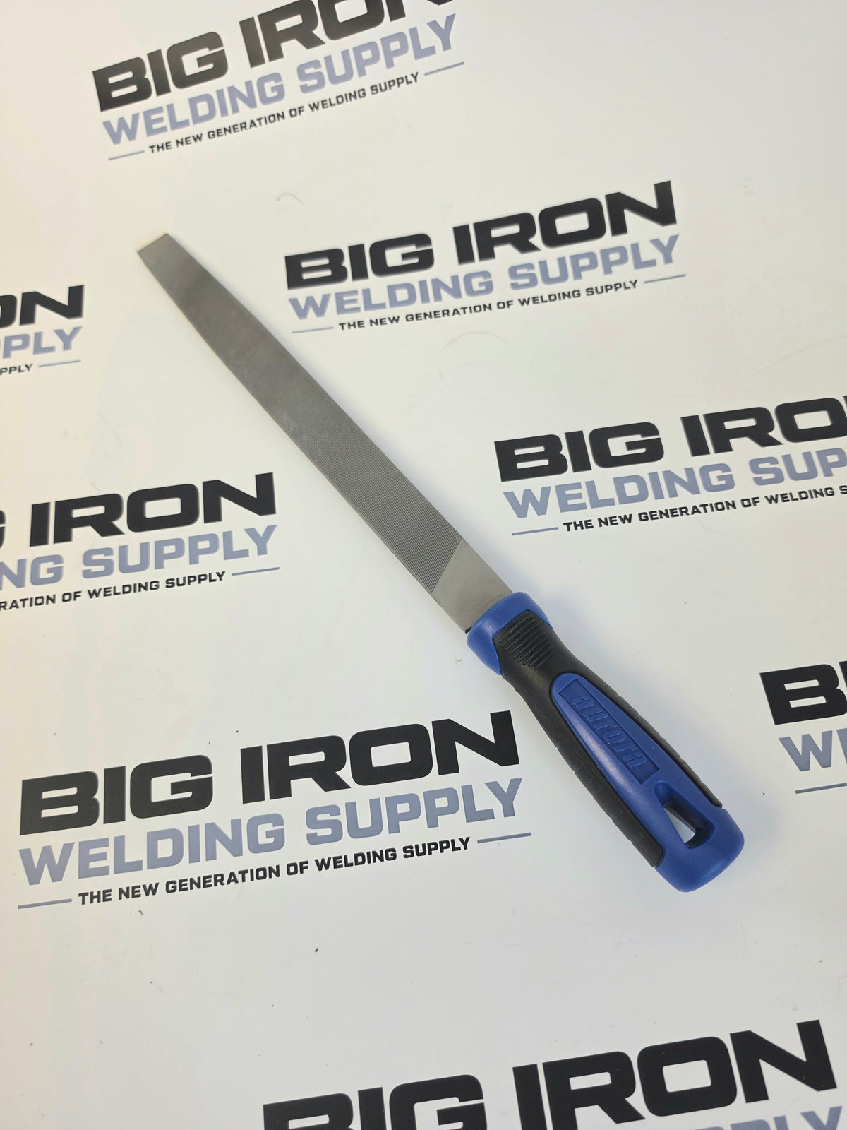 Mill File With Handle, Flat, 10", Bastard