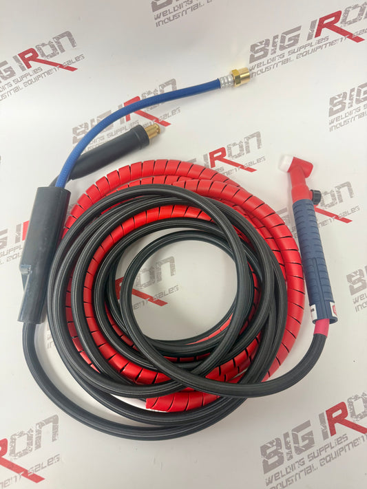 150 AMP TIG RIGS | 1-PIECE SIDEWINDER SWIVEL SERIES (17-STYLE RIG) 25'/HH217V FLEX W VALVE/PCA917G