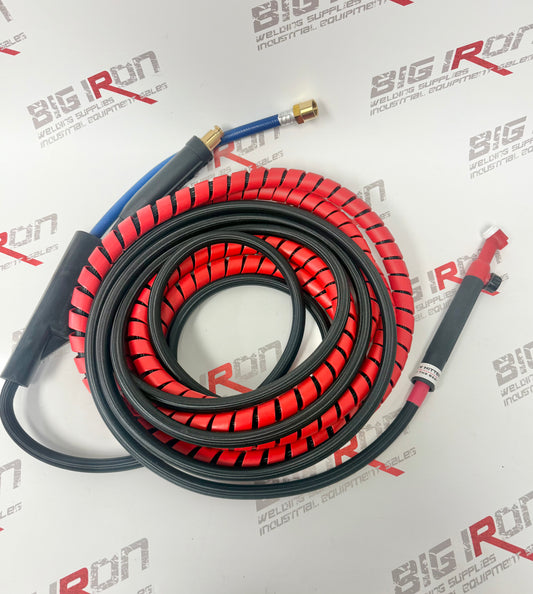 125 AMP TIG RIGS | 1-PIECE SIDEWINDER SWIVEL SERIES (9-STYLE MINI RIG) 25'/HH9FV MINI FLEX W-VALVE/PCA917G