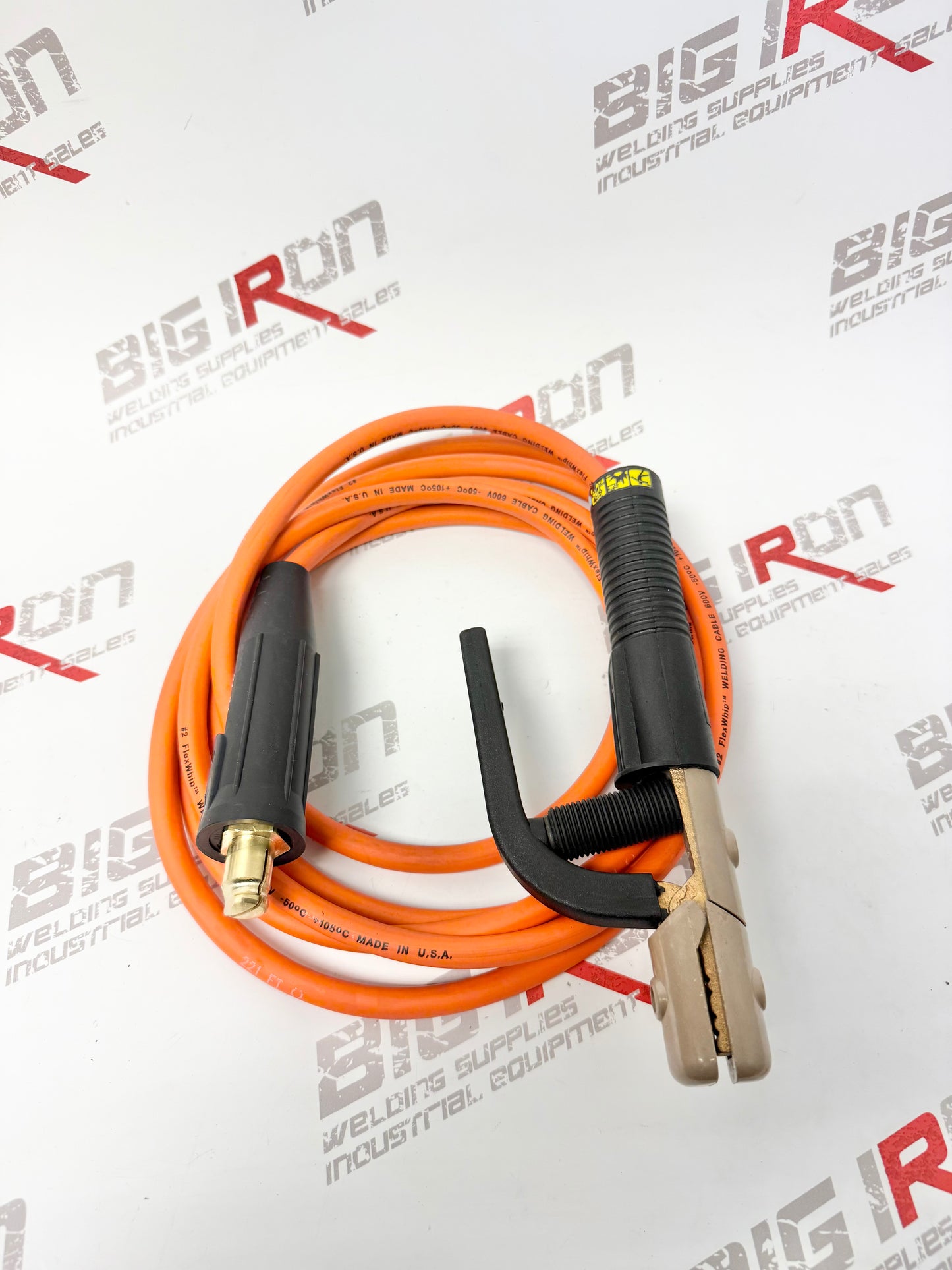 250 Amp Tweco Style Pre Made 12’ #2 Flex Cable