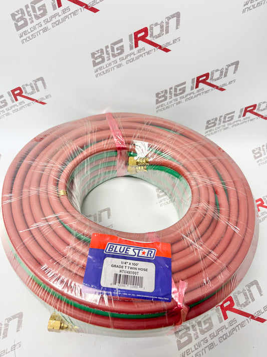 TWIN WELDING HOSE - 100' - GRADE T - 1/4" ( Platinum North America Brand)