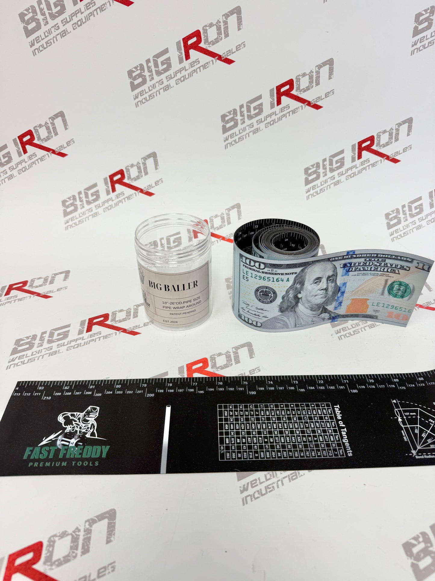 Fast Freddy USD$ Pipe Wrap Around (Baller) 12”-22” Pipe OD