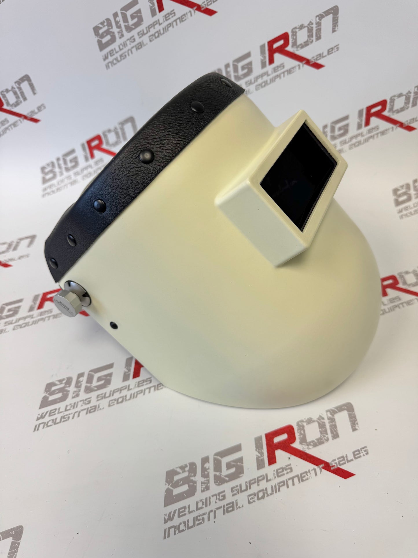 Finer Pipeliner Leather Welding Hood Chopped Top Fixed/Black
