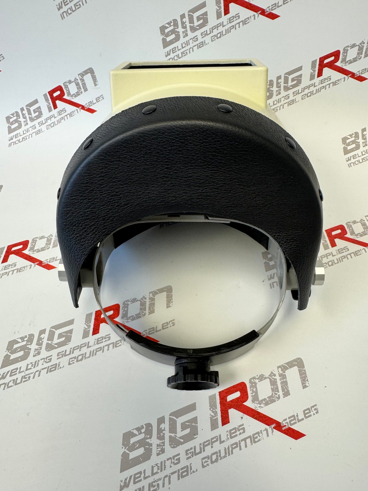 Finer Pipeliner Leather Welding Hood Chopped Top Fixed/Black