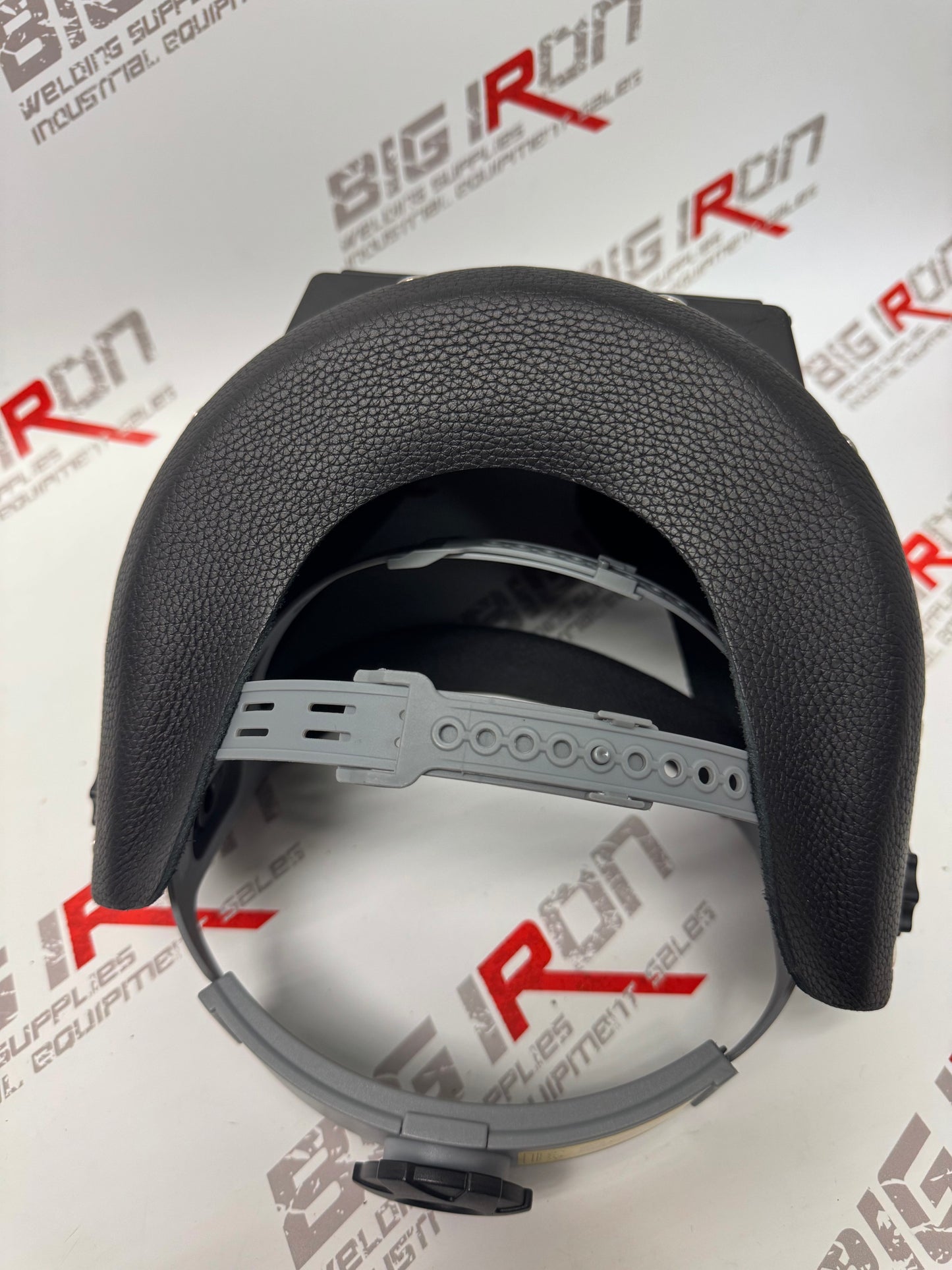 OUTLAW LEATHER Slimeline Black Welding Hood-Black Leather Hood