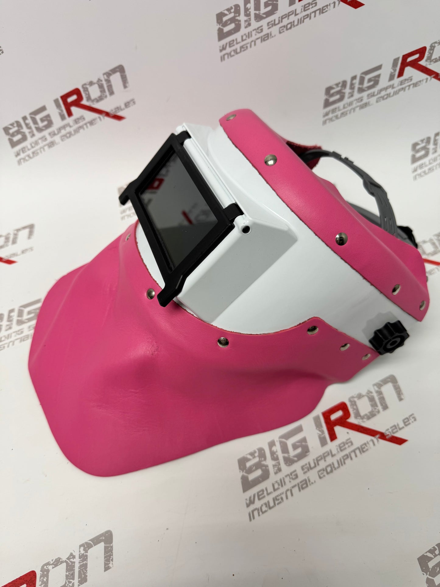 OUTLAW LEATHER- Outlaw Hood W/Pink Caiman