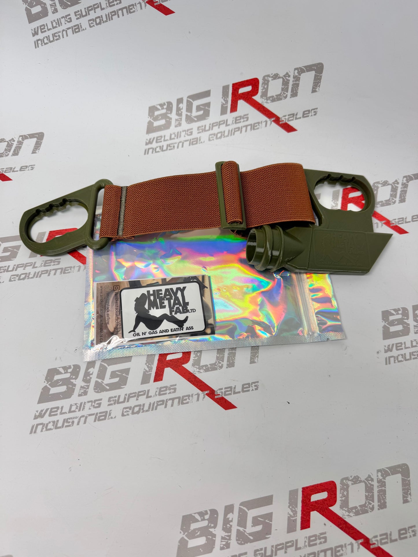 Outlaw Leather 3M Left Hand Attachment (Brown & Green)