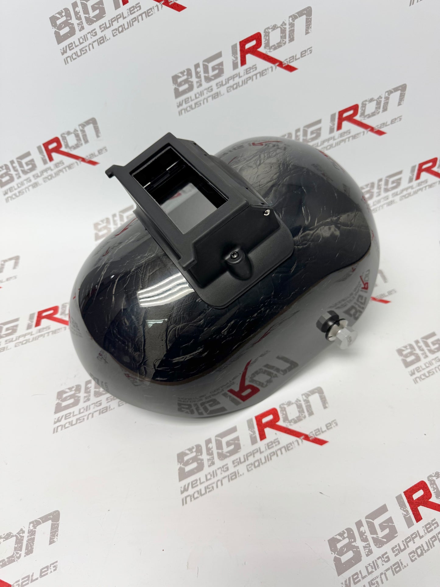 Corn Silk Carbon Fiber Welding Hood Trimmed Bottom Flip