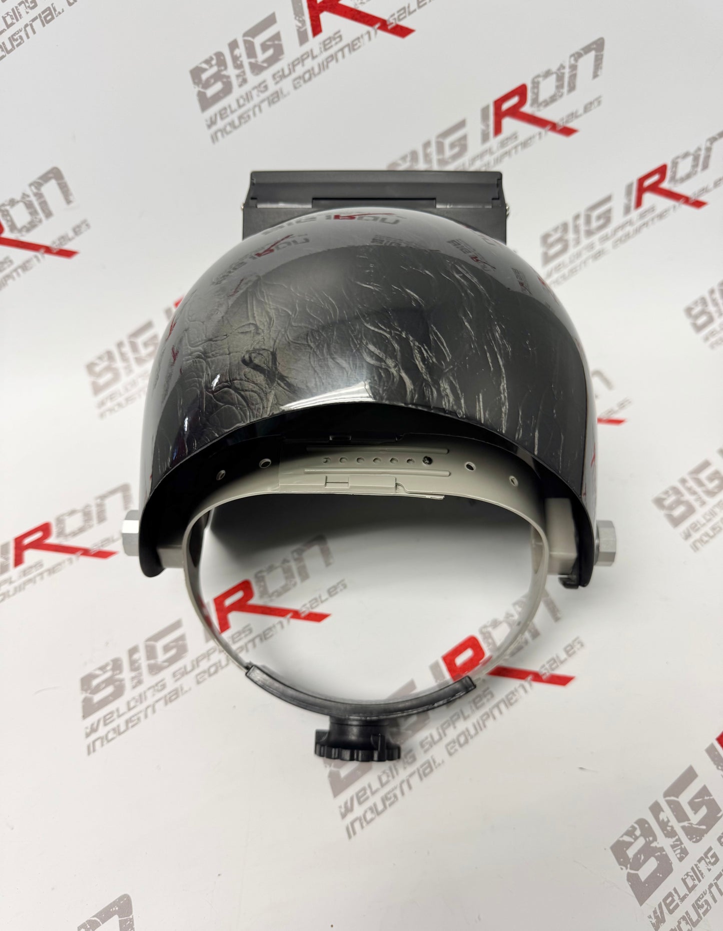 Corn Silk Carbon Fiber Welding Hood Trimmed Bottom Flip