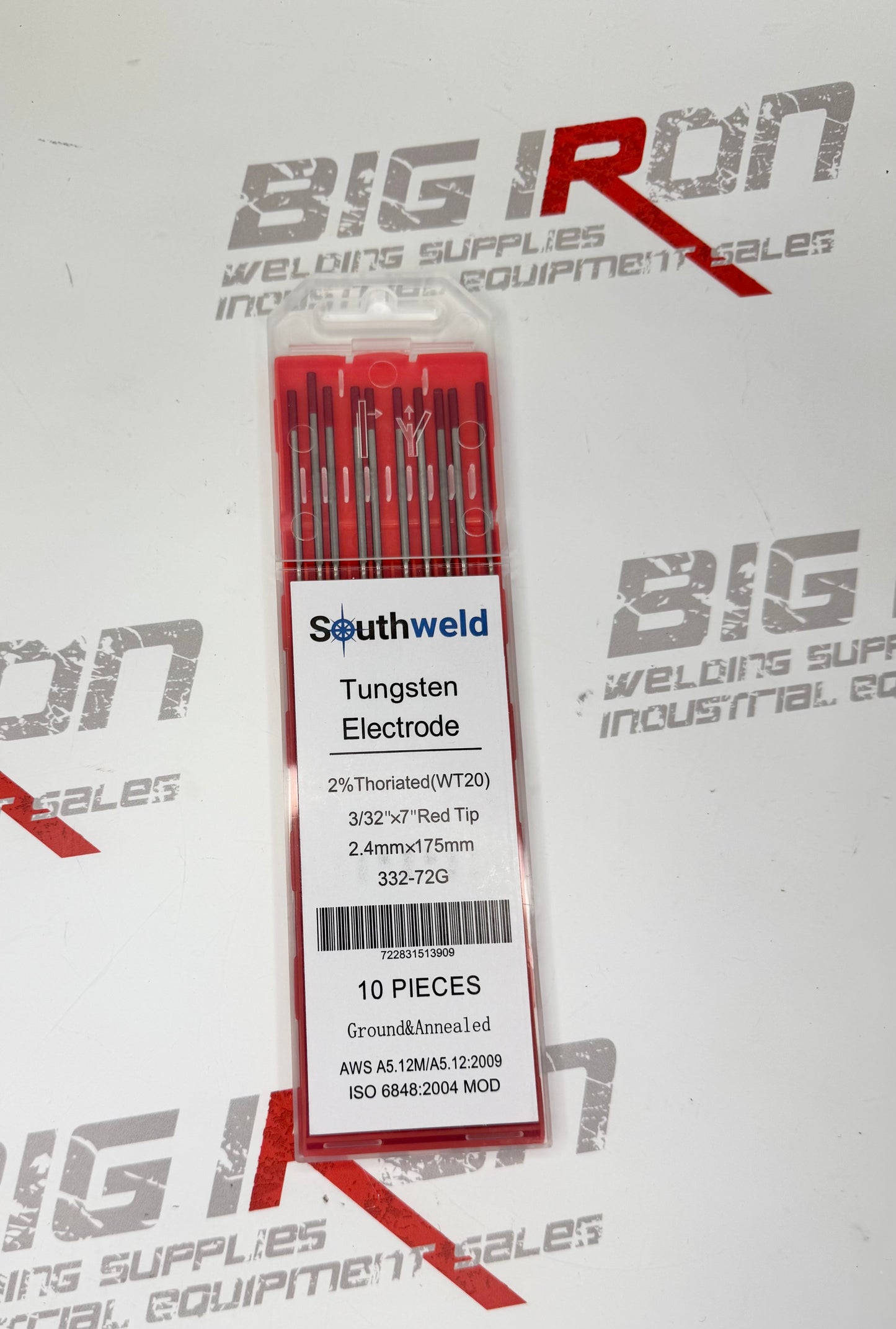 Southweld 2% Thoriated Tungsten- 10 Pkg - Red