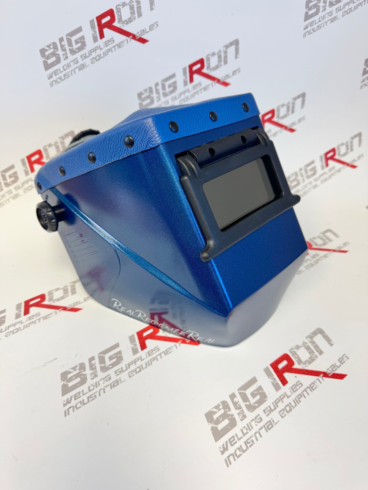 Swanga Banga Square Futura Welding Hood - True Blue