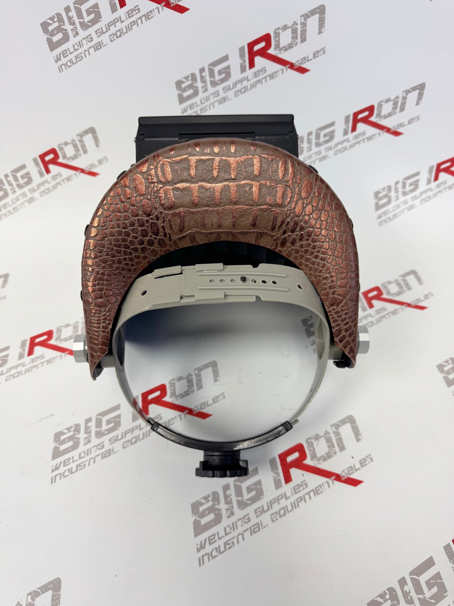 Finer Pipeliner Leather Welding Hood Chopped Top Flip Up/Swamp King