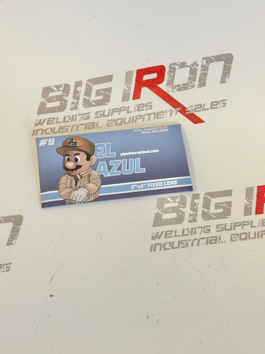 Pipeliners Cloud Fixed Blue Shade Welding Lens "El Azul"Weld