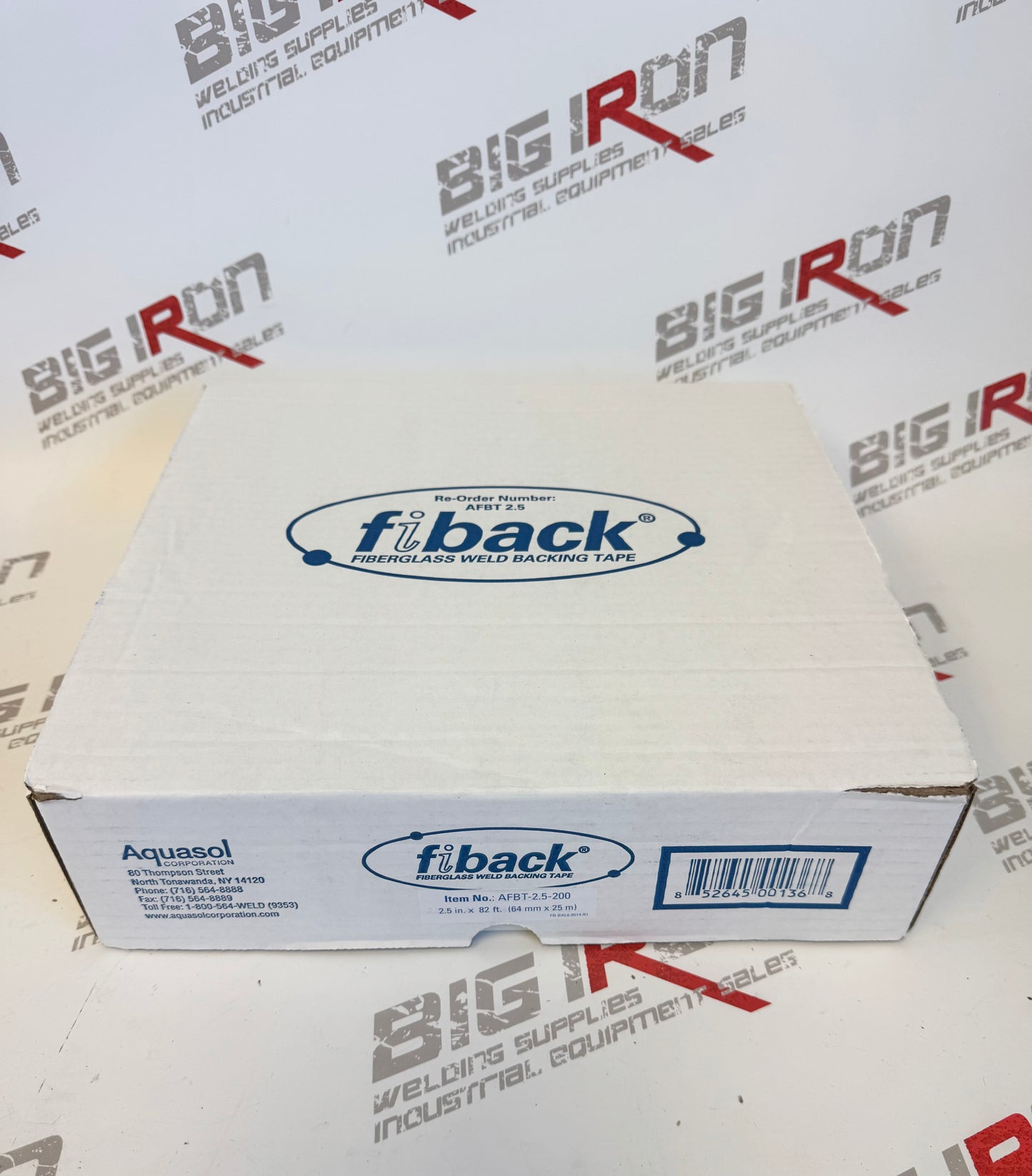 Fiback Weld Backing Tape 200 AMP with 1.125" Fiberglass Center