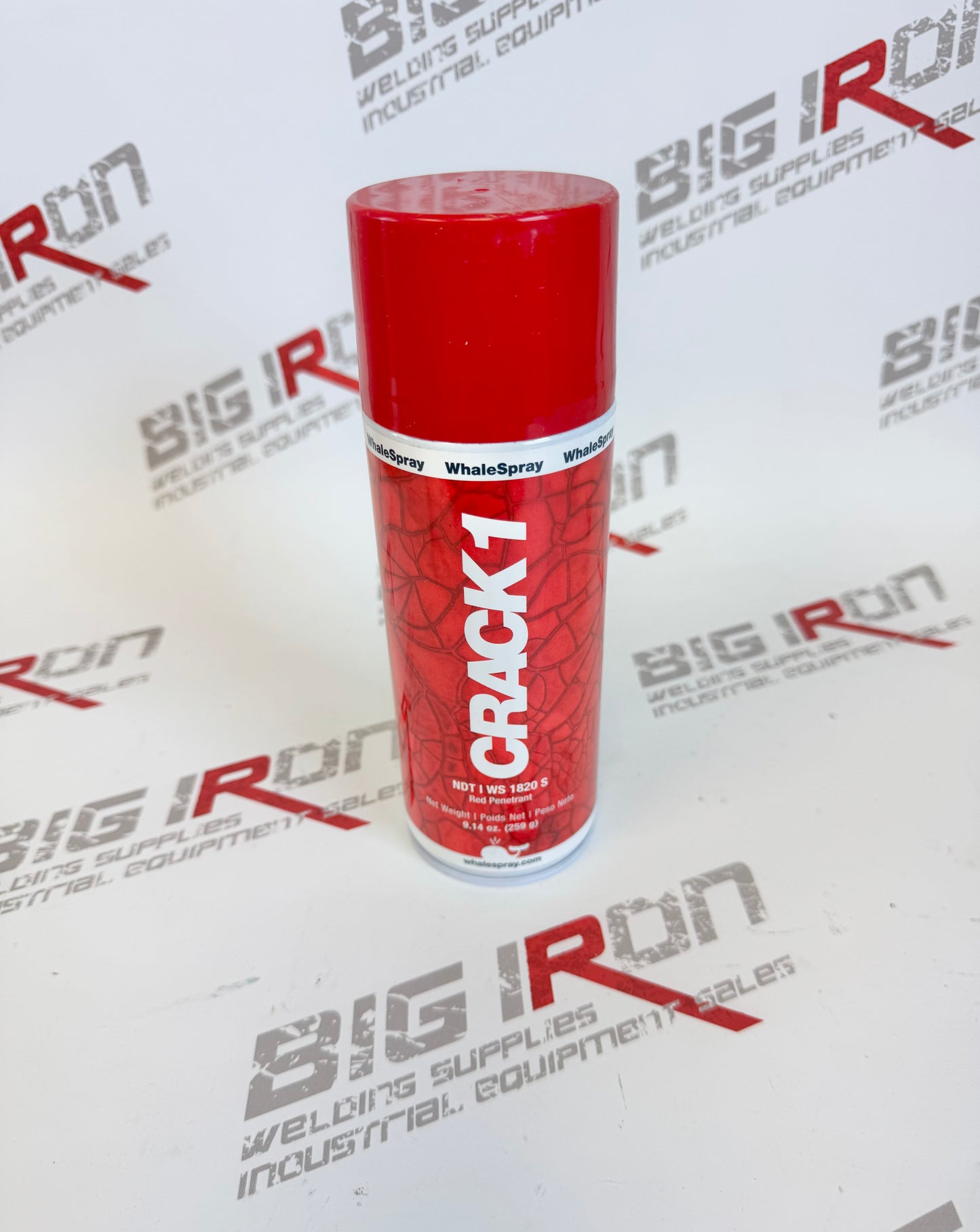 WhaleSpray Crack 1 NDT Red Dye Penetrant, 9oz Spray