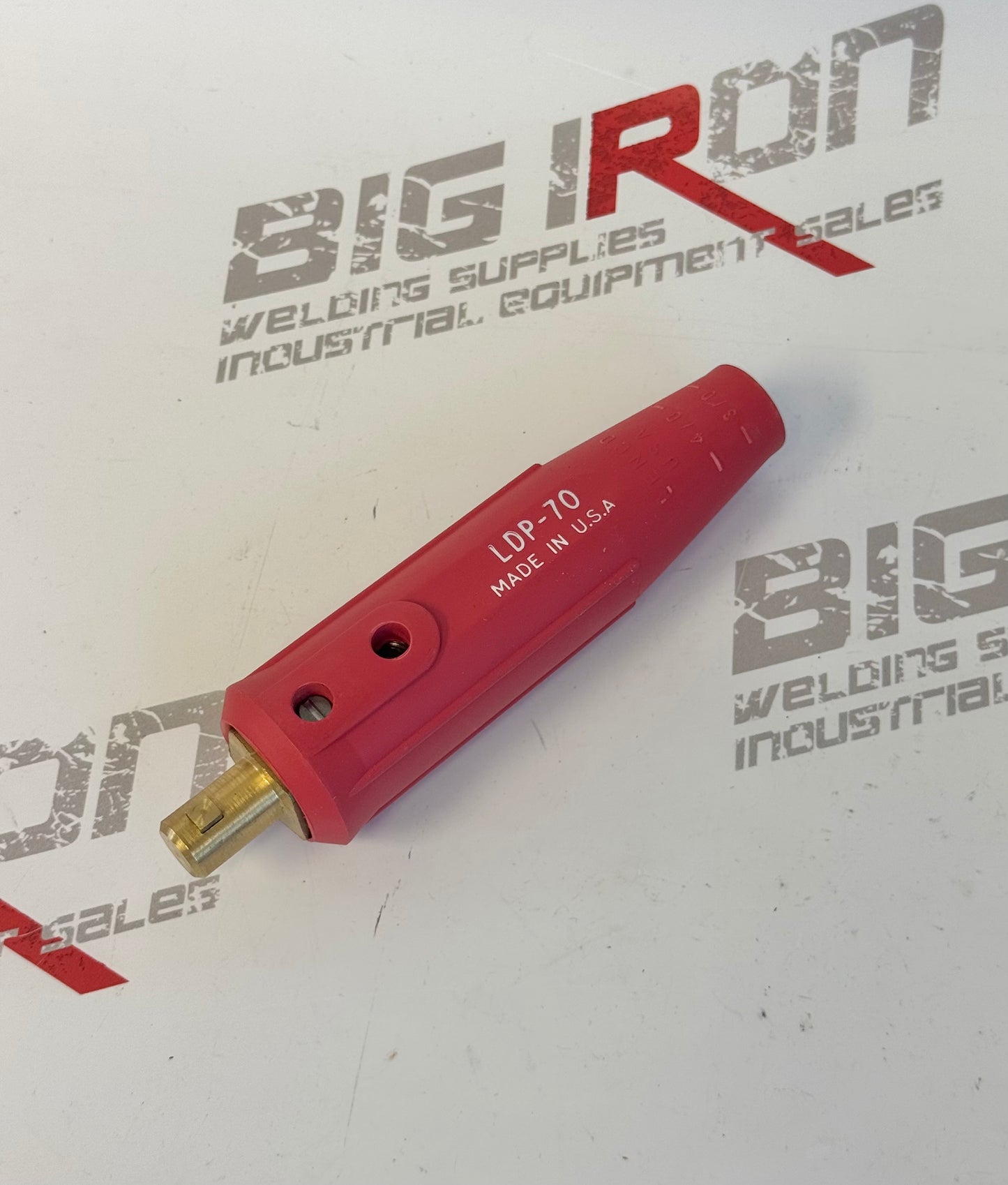 LDP-70M RED 70MM DINSE PLUG