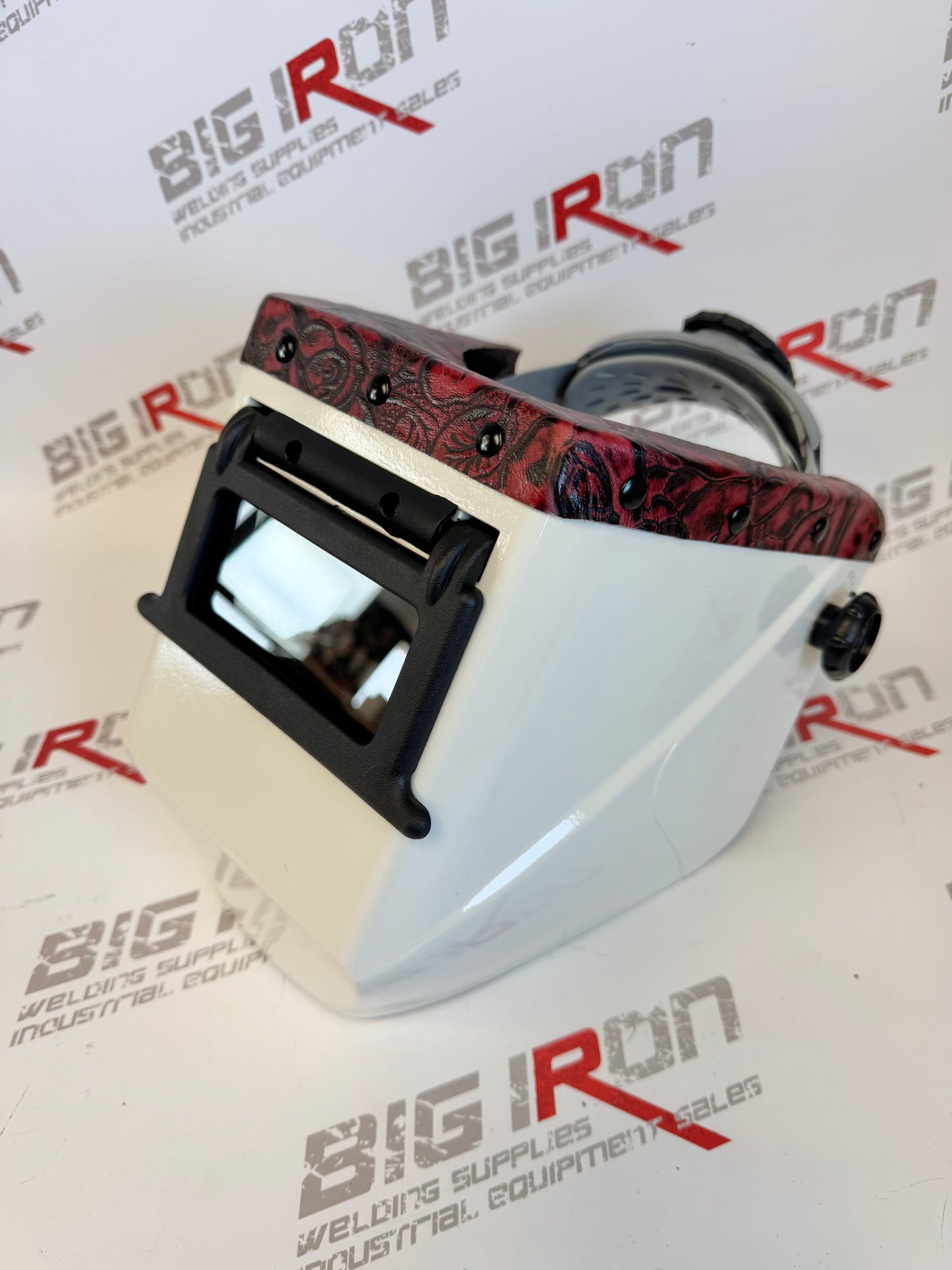 Swanga Banga Square Futura Welding Hood - Desert Rose
