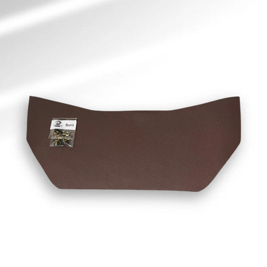 Leather Bib Bottom - With Rivets - Brown