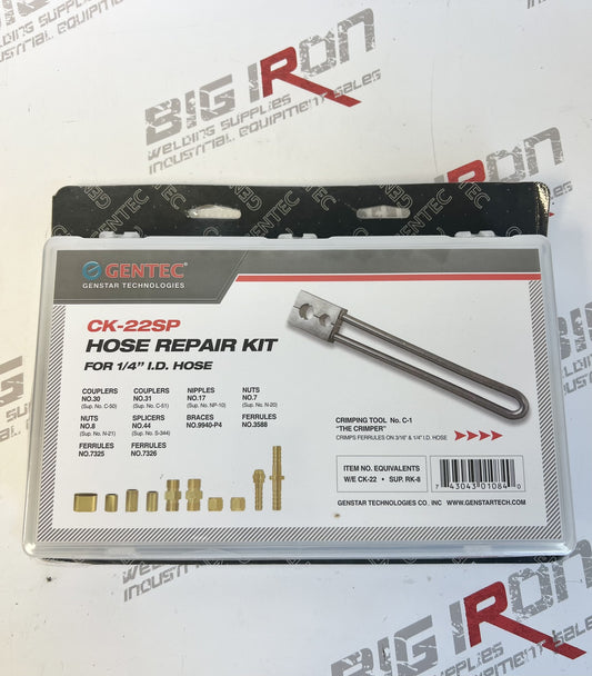 Hose Repair Kit, 1/4 Fittings