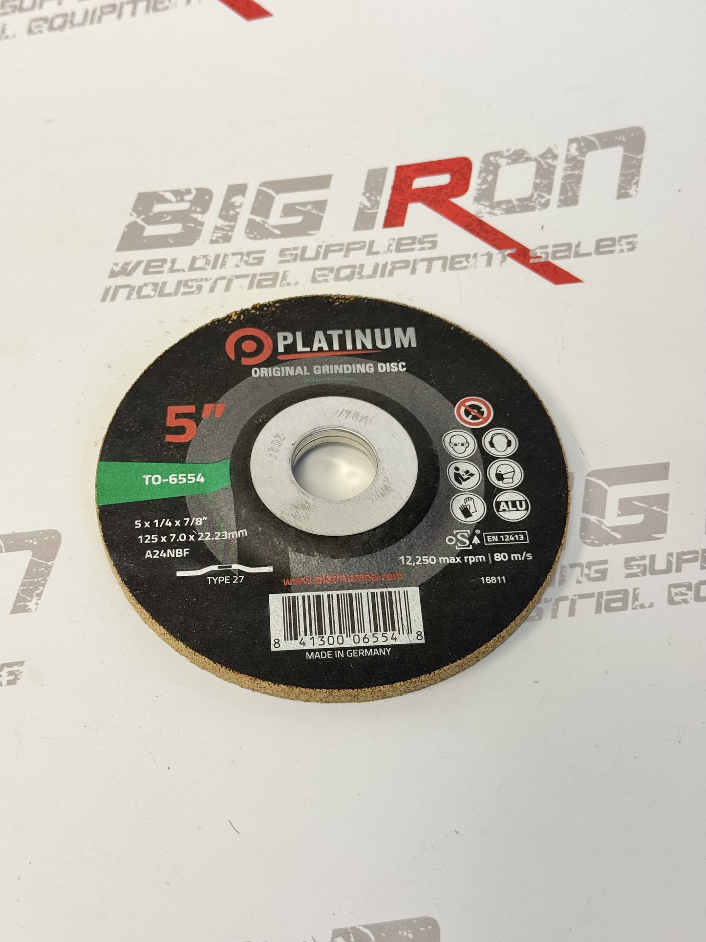 Origional Grinding Disc - 1/4" -Type 27 - Aluminum - A24NBF