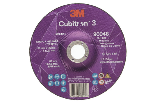 3M Cubitron™ 3 Cut-Off Wheel, 6 in