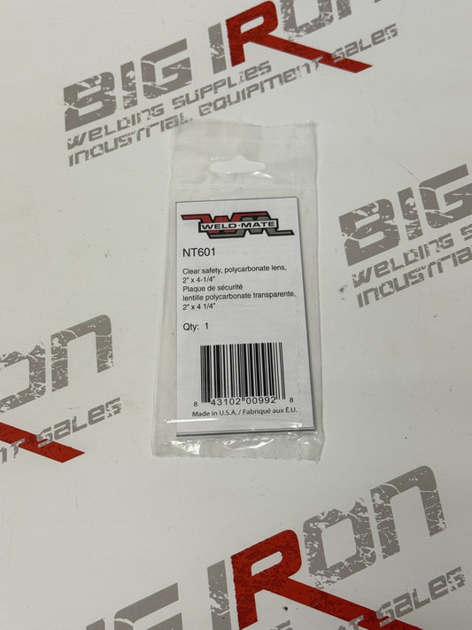 Clear Welding Safety Polycarbonate Lens-2x4-1/4