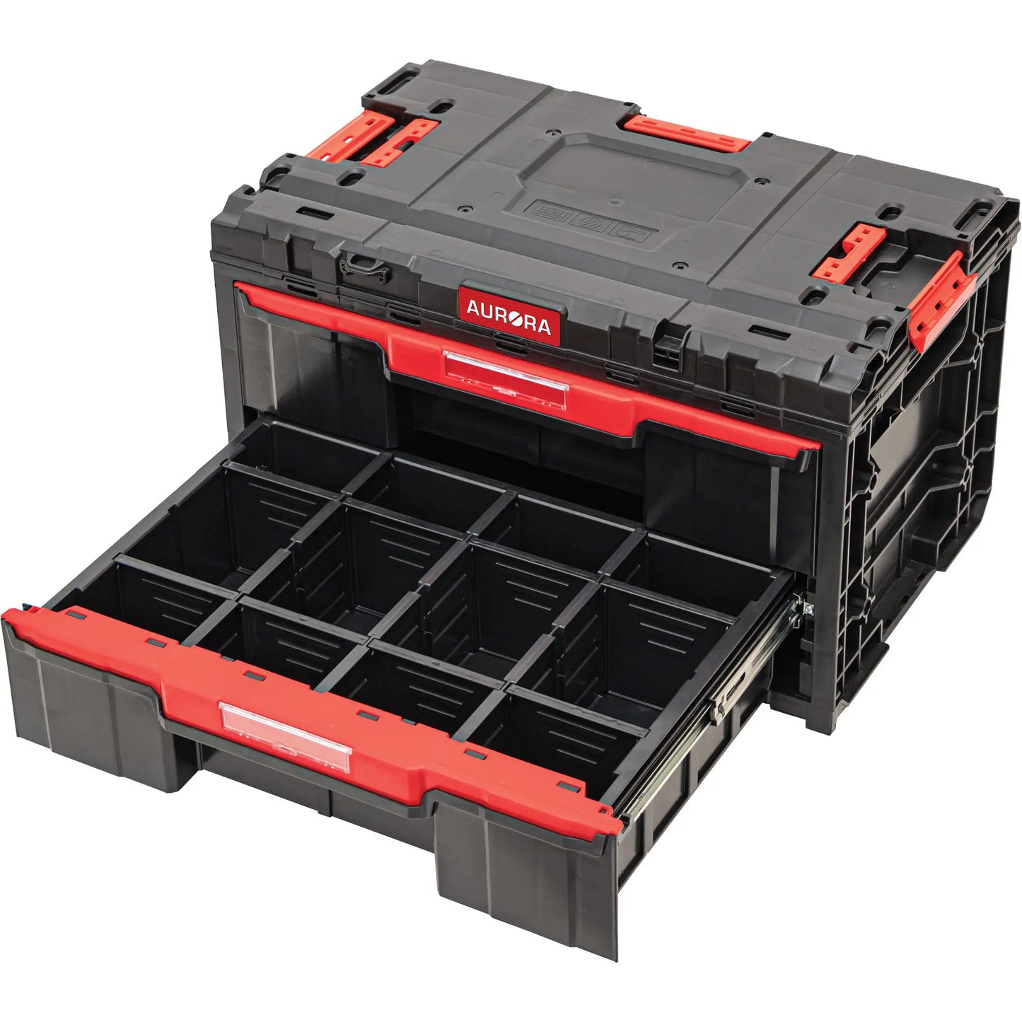 Aurora Tools  Arx™ 2-Drawer Toolbox, 23-1/10" x 15" x 13-2/5", Black